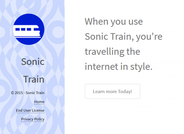 Misguiding description of Sonic Train add-on