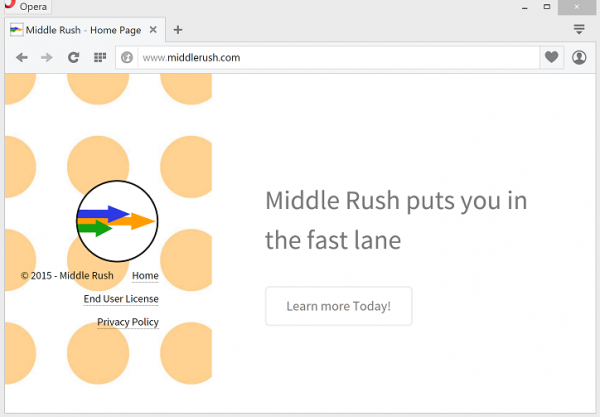 Middle Rush website screenshot